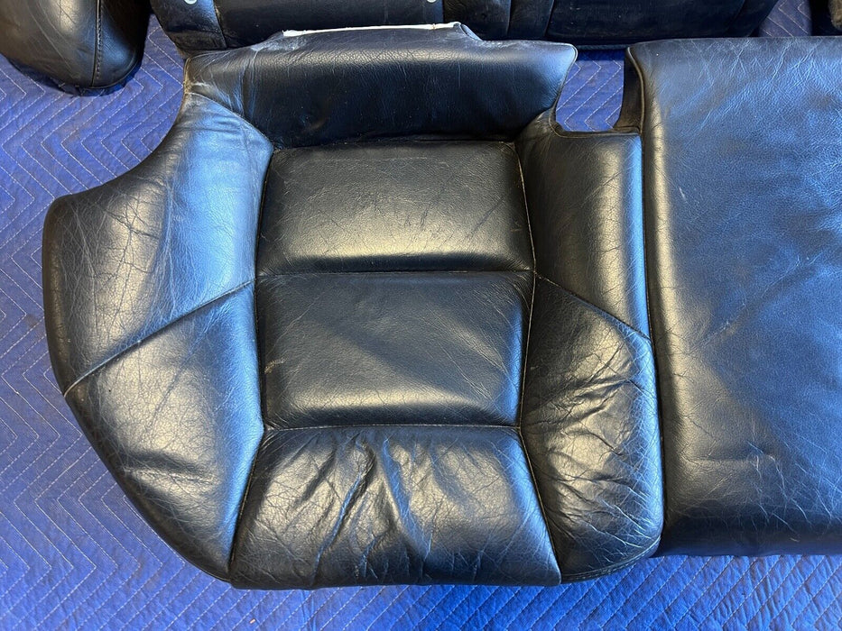 2005-2007 Volvo S60R Rear RH & LH Nordkap Blue Leather Bench Seat Set OEM#1106EM