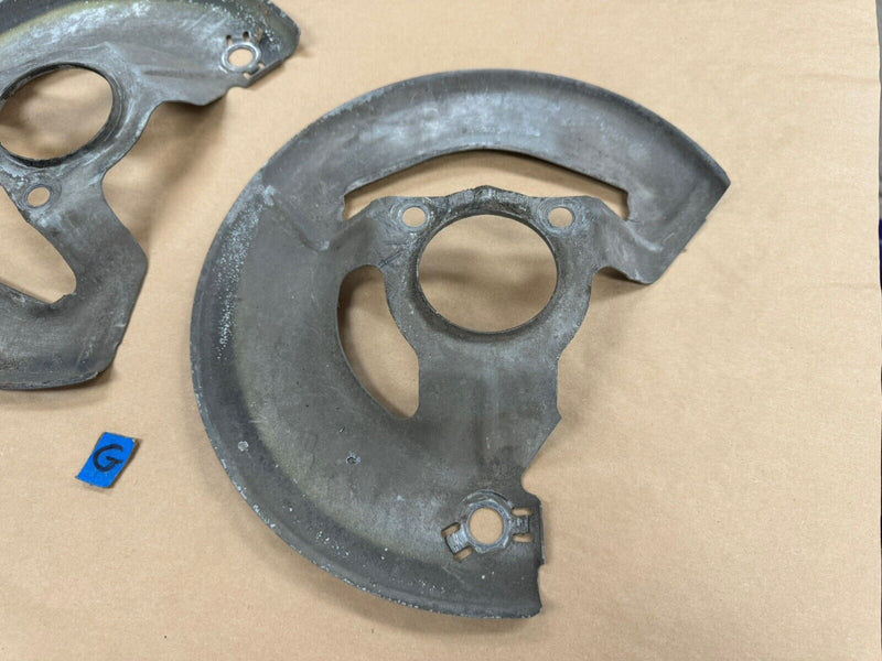 1965-1975 Corvette C3 Front RH & LH Brake Splash Shield Backing Plate OEM #3257E