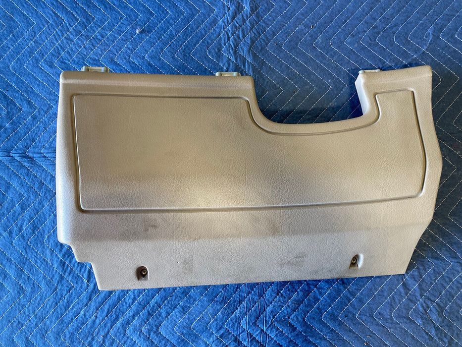 1986-1994 BMW 7 Series E32 Drivers Left Dash Kick Panel Dashboard Tan OEM #985M