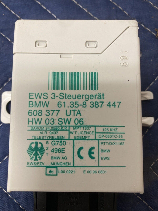 1997-2003 BMW E39 525i 528i 608377 IMMO Immobiliser Unit Module EWS #495M