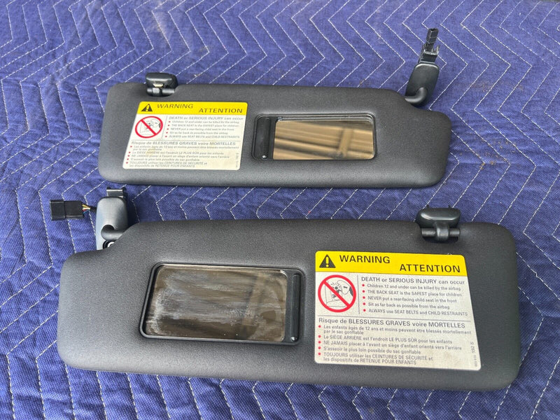 2003-2009 Audi S4 B6 B7 8E Left & Right Sun Visor Pair 8E0857562 OEM #652EM