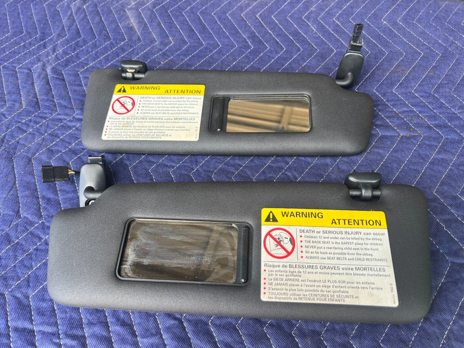 2003-2009 Audi S4 B6 B7 8E Left & Right Sun Visor Pair 8E0857562 OEM #652EM