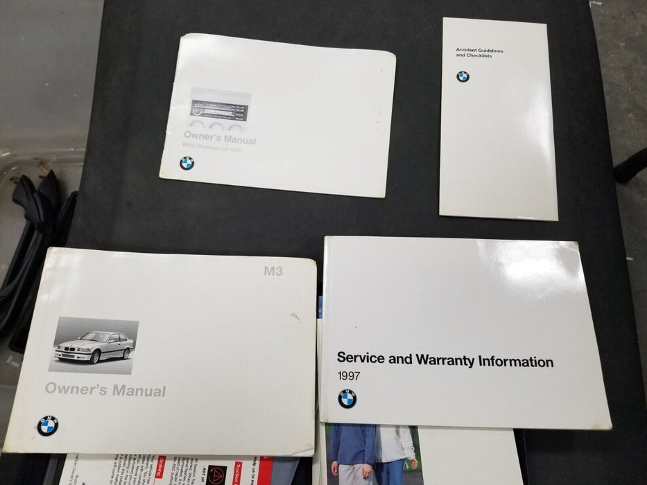 1997 BMW M3 Owner's Manual Packet, Gift Book #201AN