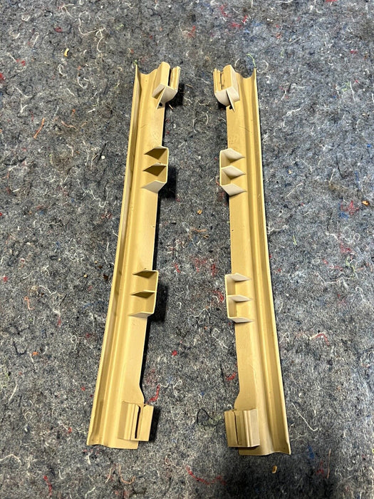 02-12 Audi A4 B6 Sedan Tan Pair Left & Right Dash End Trim 8E0868204 OEM #242EM