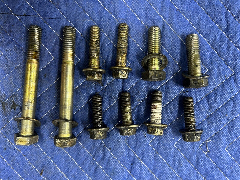 Volvo 240 740 760 780 940 B21 B23 B230 Bell Housing Bolt Set OEM Redblock #3185E