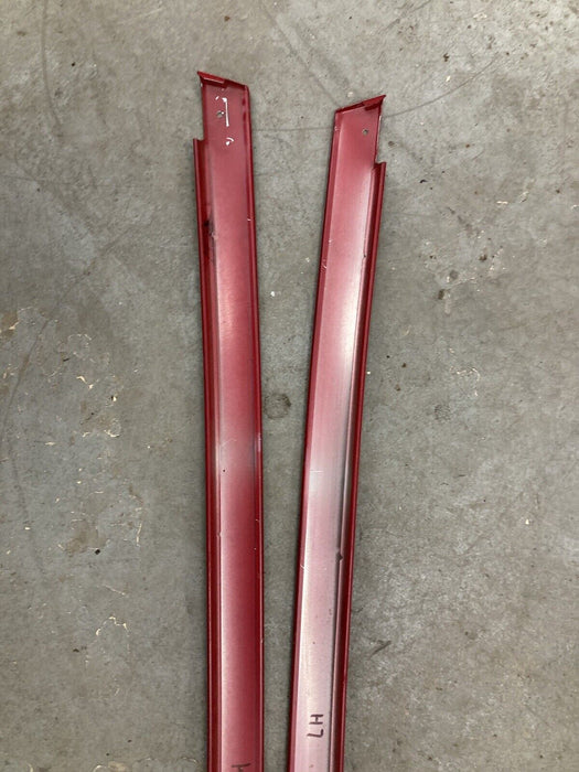 1976-1979 Cadillac Seville Headliner To Roof Trim Red Pair Left Right OEM #1832M