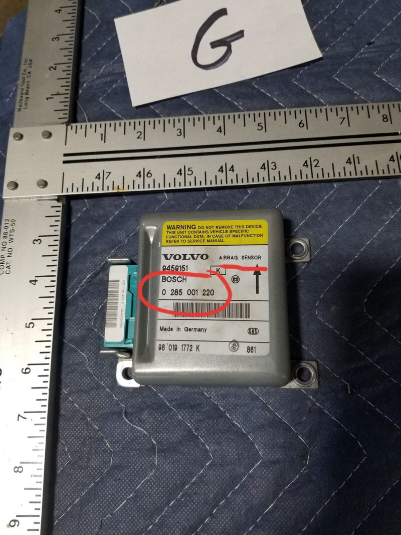 1998- 2000 Volvo V70 V70R Wagon oem 0285001220 Control Unit Sensor ECU #373AN