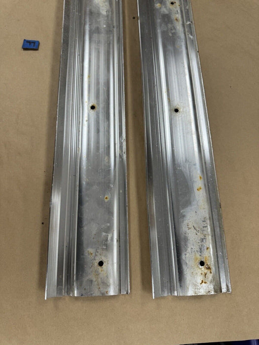 1968-1977 Corvette C3 Door Sill Plates Left & Right Scuff Panel Pair OEM #3215E