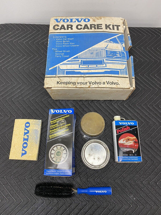 1975-1993 Volvo 240 242 244 245 Car Care Kit OEM Polish Wash 1189865-7  #1097E