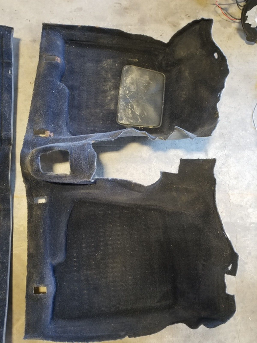 1986-1993 Volvo 240 242 244 245 Black Front/Rear Floor Sedan Carpet Set #96AN