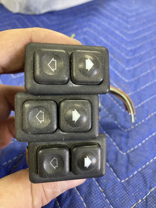 1984-1991 BMW 318i 325i E30 Set Of 3 Window Switch Button 1378938 OEM #2542M