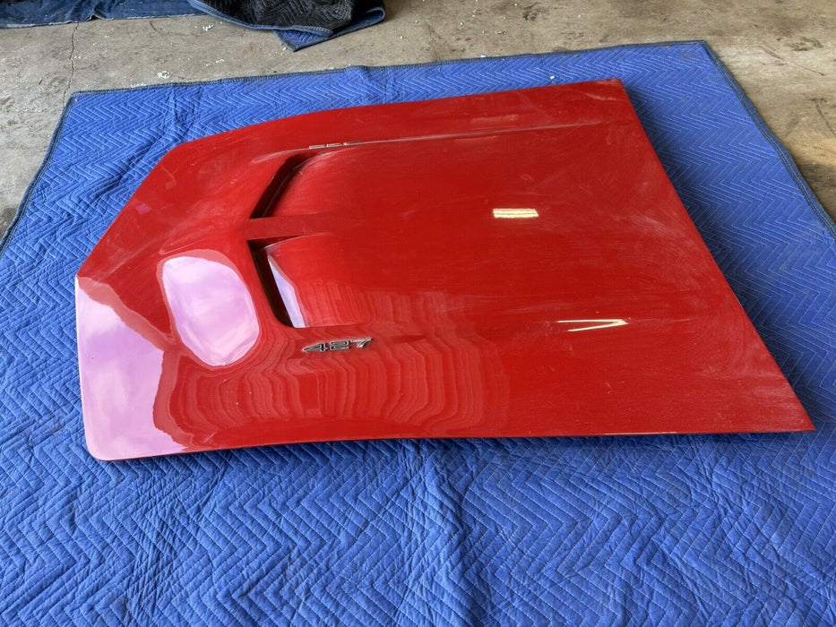 1968-1972 Corvette C3 Fiberglass Hood w/Latches Red OEM 427 Big Block #3205E