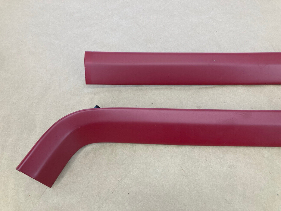 1976-1979 Cadillac Seville Windshield Upper Trim Red Pair Left Right OEM #1830M