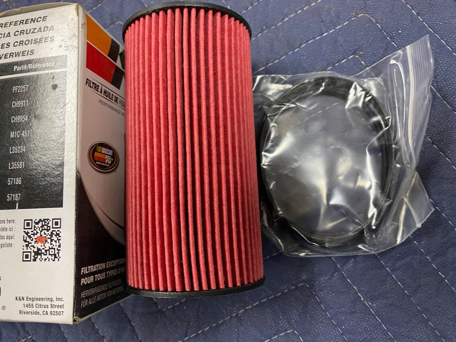 x2 K&N Premium Oil Filter PS-7010 Engine Oil Filter Cartridge Filter #2551E