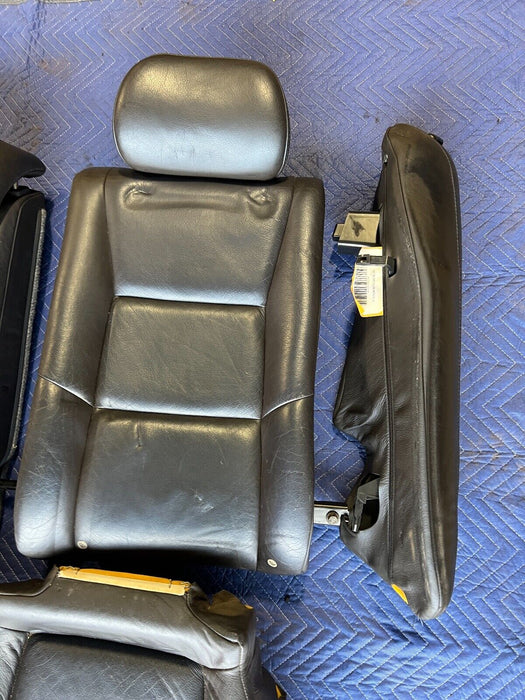 2005-2007 Volvo S60R Rear RH & LH Nordkap Blue Leather Bench Seat Set OEM#1222EM