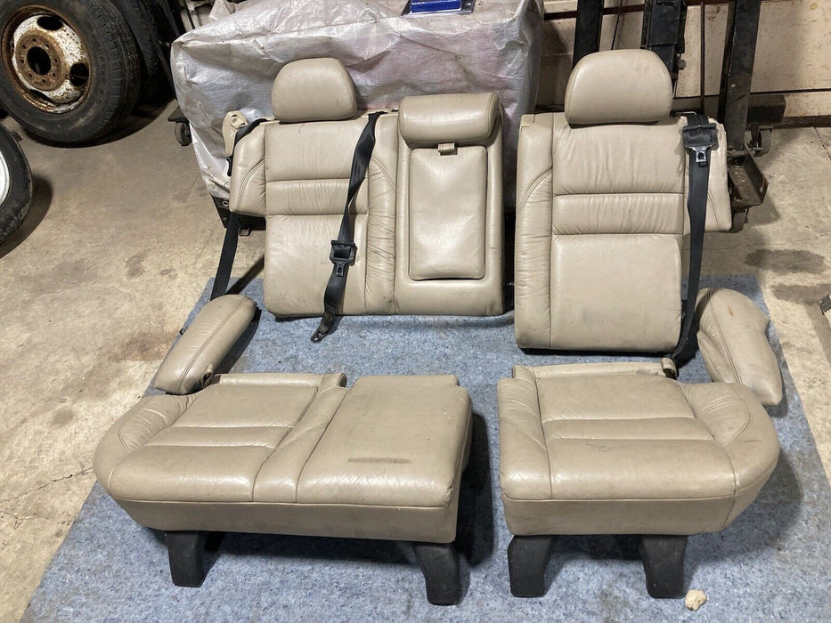 1992-1997 Volvo 850 GLT Rear Bench Seat Leather Tan Set 6818311 OEM #654M