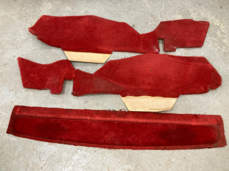 1976-1979 Cadillac Seville Interior Rear Carpet Parcel Shelf Red GM OEM #1865M