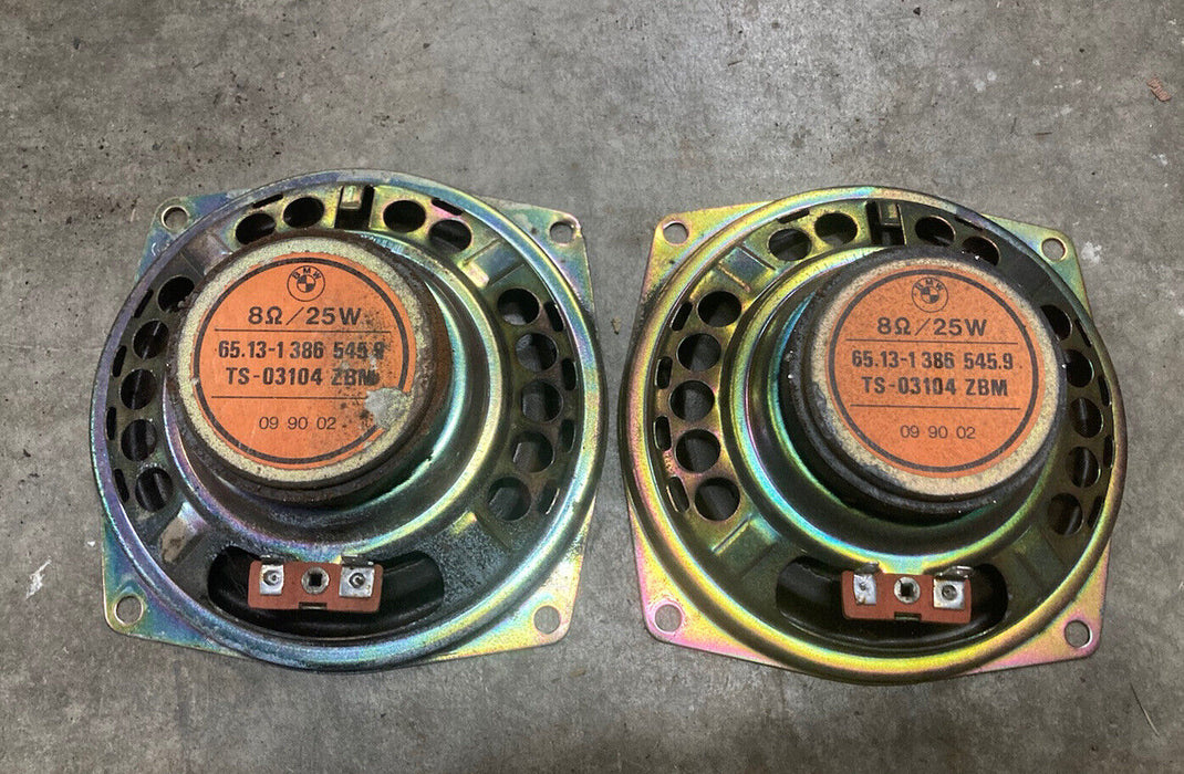 BMW Pair Speakers OEM 5” 25W 8ohm E30 325eS 325i 325is 318i 318i #96M