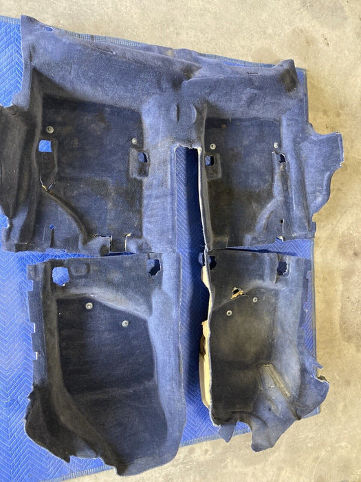 2004-2007 Volvo S60R S60 Carpet Nordkap Blue Set Rug Floor 3 Piece OEM #2771M