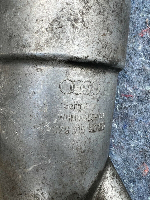 04-09 Audi S4 B7 Oil Filter Housing Assembly Canister Pressure Sensor OEM #260EM