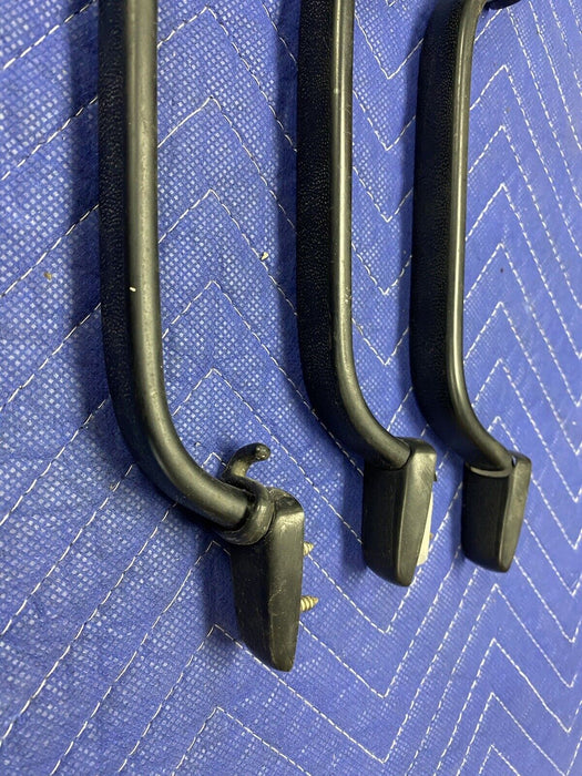 BMW E30 318i 325i Headliner Black Grab Handle Set Overhead Trim OEM #3061E