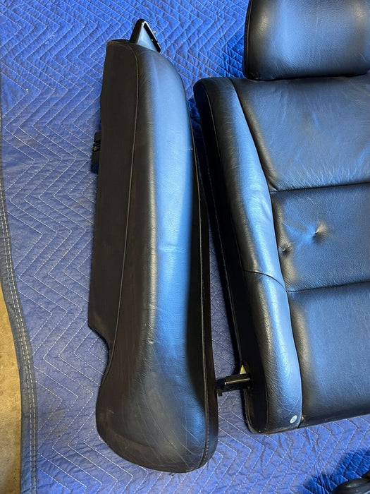 2005-2007 Volvo S60R Rear RH & LH Nordkap Blue Leather Bench Seat Set OEM#1106EM