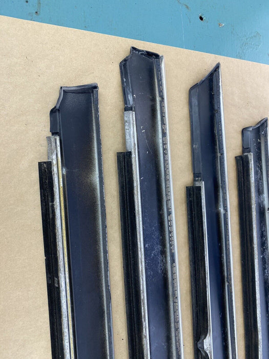 1981-1993 Volvo 240 244 245 Door Upper Sill Window Trim Door Set Of 4 OEM #2125E