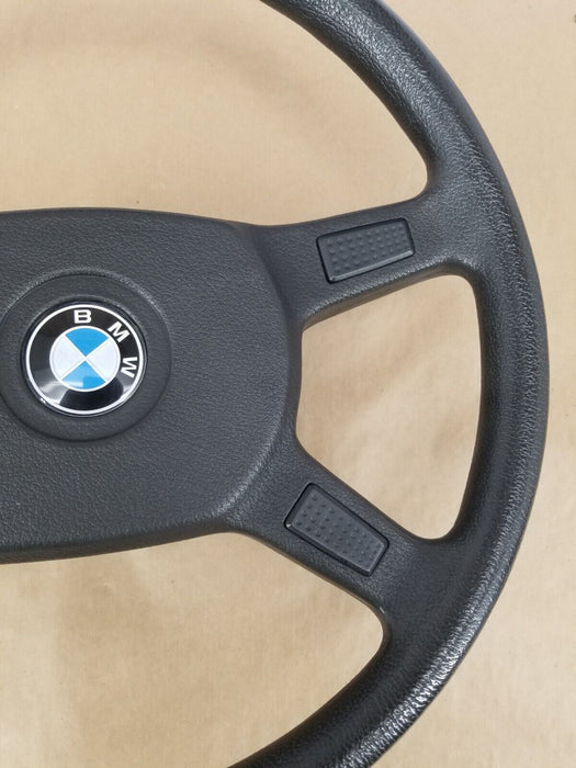 1984-93 BMW E30 318i 325i OEM STEERING WHEEL 4 FOUR SPOKE VINYL #476CN