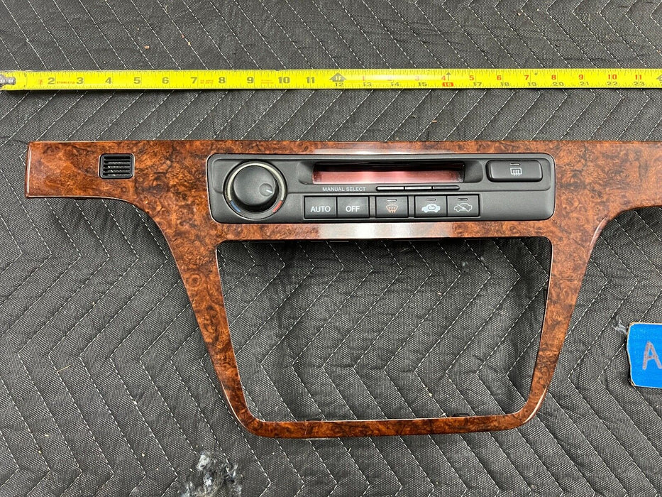 1995-1998 Acura TL Wood Grain Dash A/C Climate Control Switch & Trim OEM #775EM