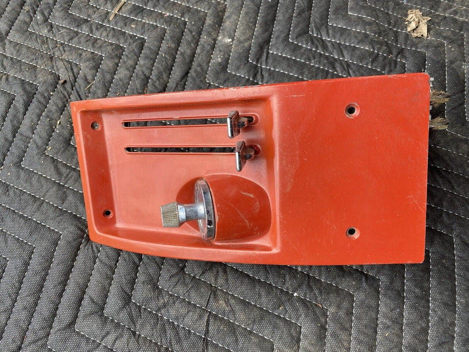 1961-1964 Buick Electra 225 Dash Heater Vent & Light Switch Panel OEM Red #2953E