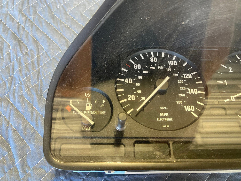 1988-1996 BMW E34 5 Series 525i 535i Instrument Cluster Gauge MPH OEM #2002M