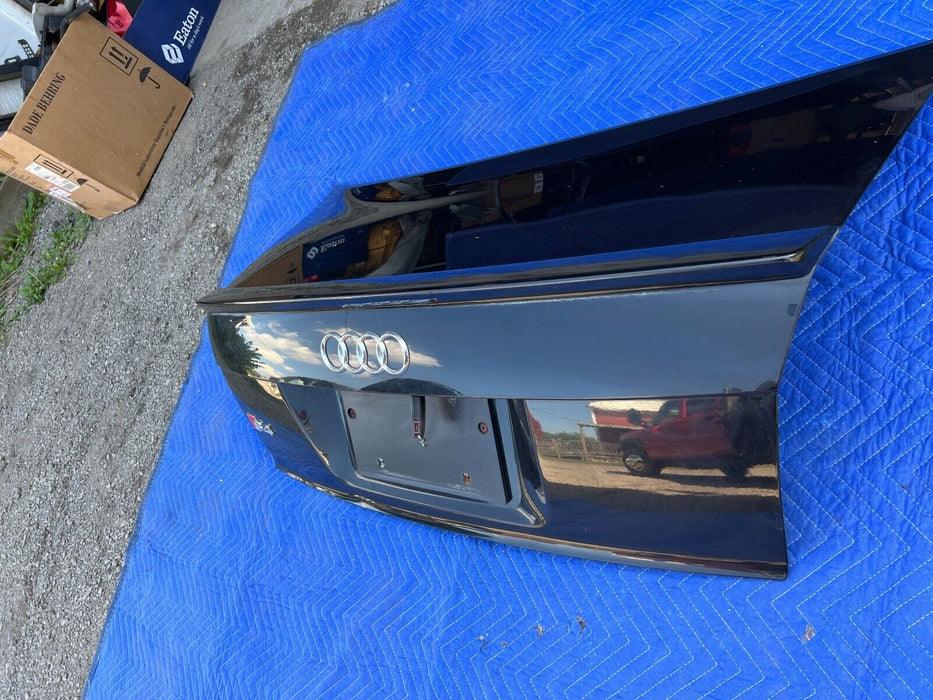 2003-2009 Audi S4 B6 B7 8E Sedan Black Deck Lid Trunk Hatch Panel OEM #694EM