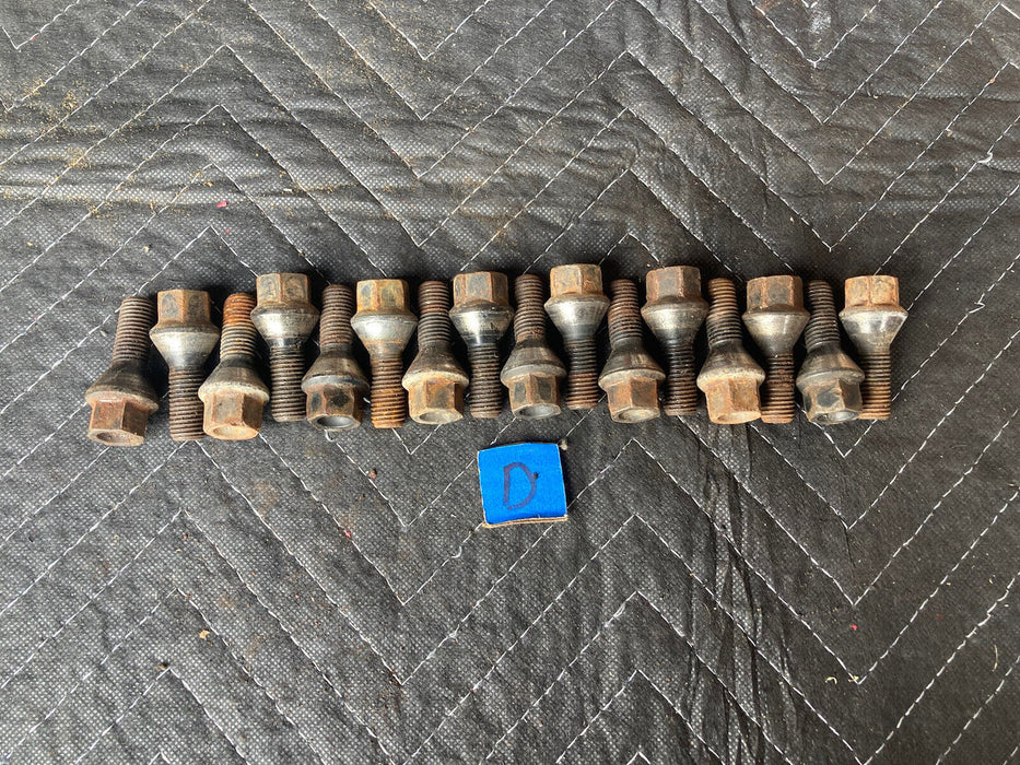 1982-1994 BMW E30 318i 325i Lug Bolts Nuts Lugs Wheel Factory  16 OEM #2285M