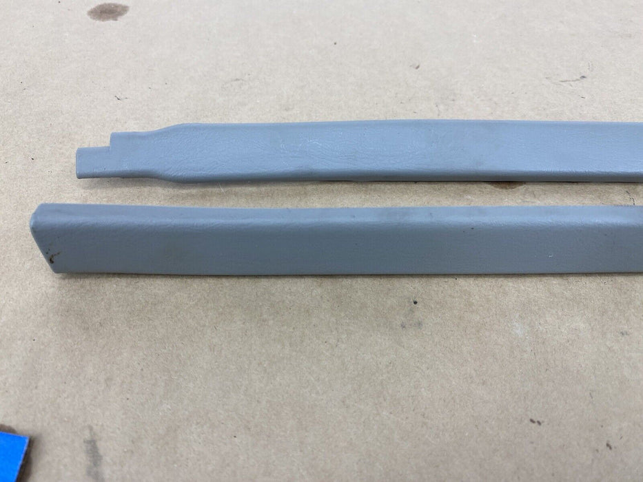 1997-2001 Lexus ES300 Rear Door Sill to Carpet Trim Gray L & R Pair OEM #2394E