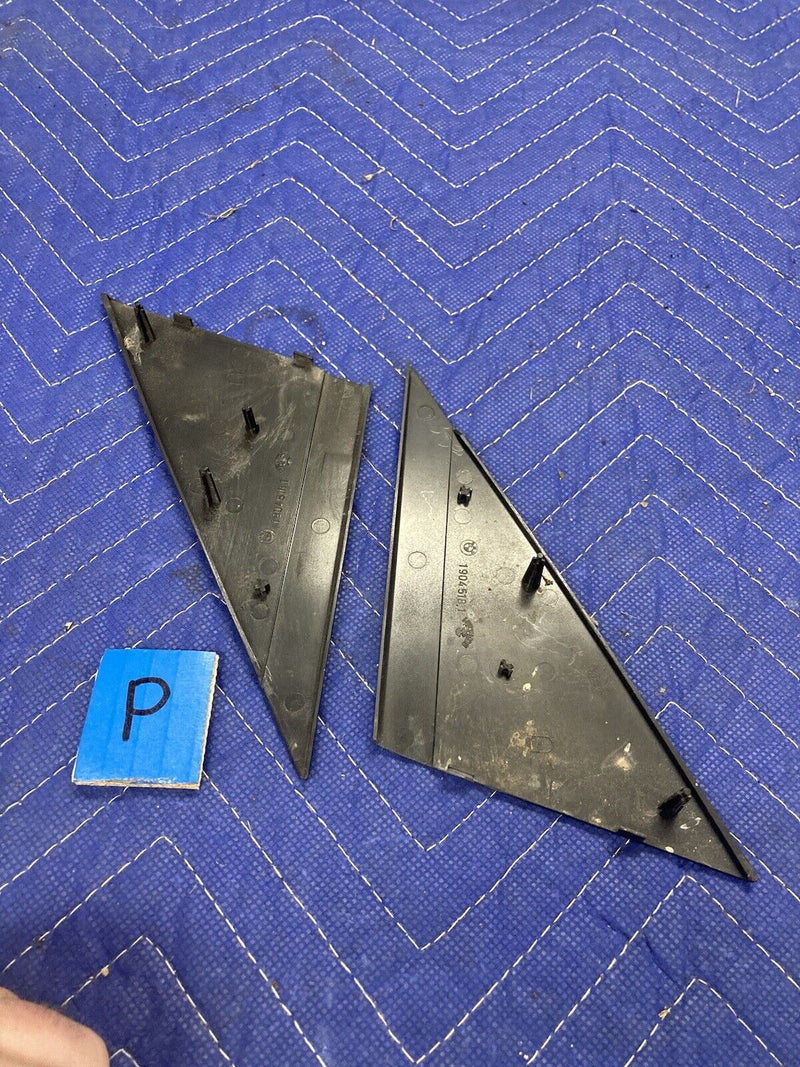 1984-1991 BMW 318i 325i E30 Left Right Mirror Cover Trim 1904517 OEM #2671M