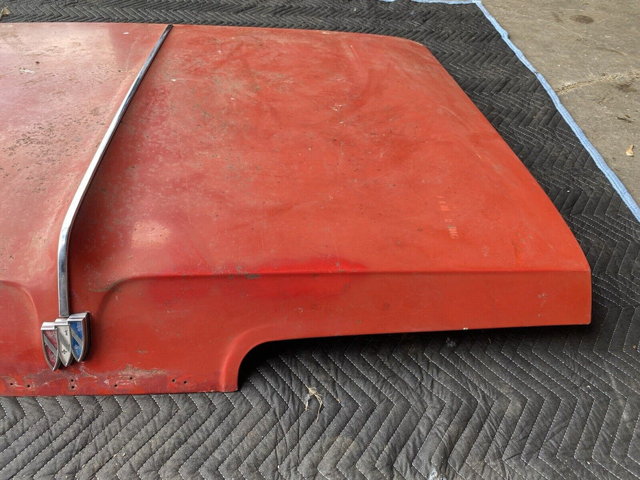 1961-1964 Buick Electra 225 Rear Deck Lid Trunk Panel Red w/Trim OEM #2958E