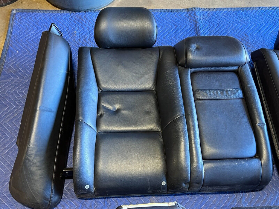 2005-2007 Volvo S60R Rear RH & LH Nordkap Blue Leather Bench Seat Set OEM#1106EM