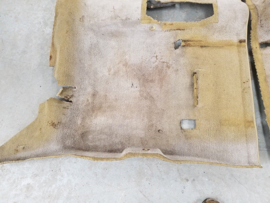 Volvo 240 244 245 Molded Carpet Set Tan Wagon Front & Rear Floor OEM #2678E