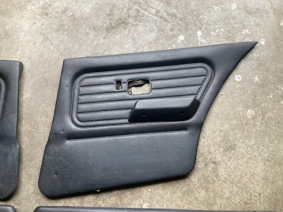 85-91 BMW 325ix Sedan Door Card Front Rear Panels OEM 325e 318i 325i E30 #65M