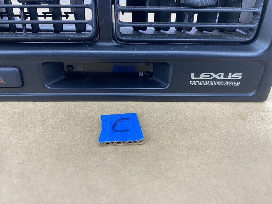 1997-2001 Lexus ES300 Center Dash Air Vent AC Heat Clock 55412-33120 OE #2374E