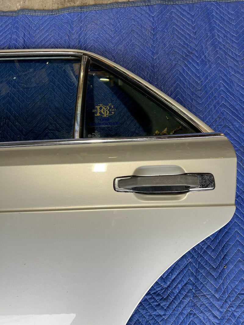 1979-1985 Mercedes 300SD W126 Silver Driver Left Rear Door Assembly OEM #843EM