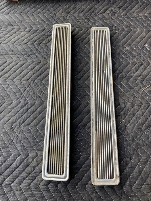 1961-1964 Buick Electra 225 Door Sill Scuff Plate Trim Pair Interior OEM #2961E