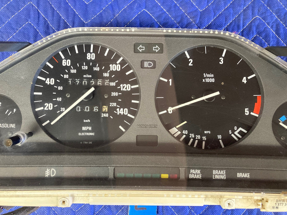 1982-1994 BMW E30 318i 325i Instrument Gauge Cluster Assembly MPH OEM #2473M