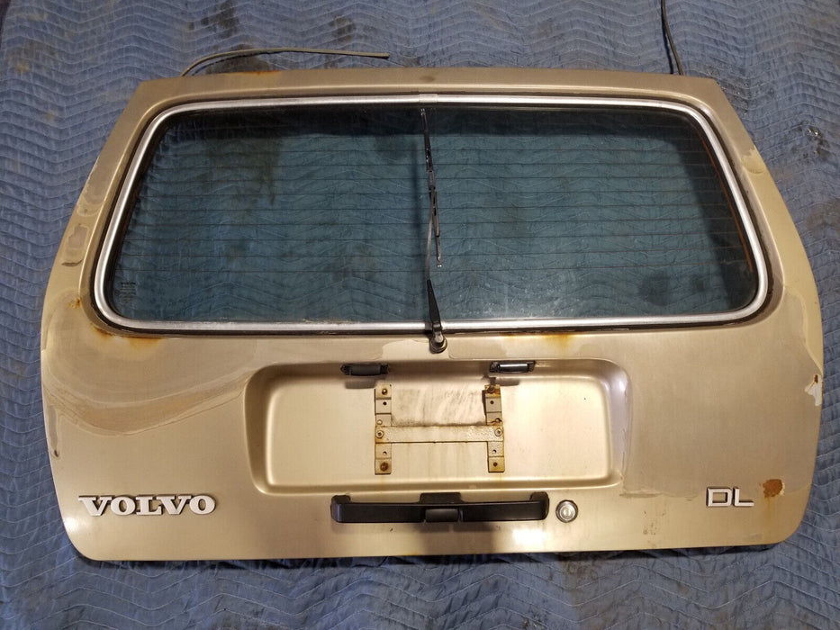 Volvo 240 245 Wagon Rear Hatch Early Style Inset Small Window OEM #2687E