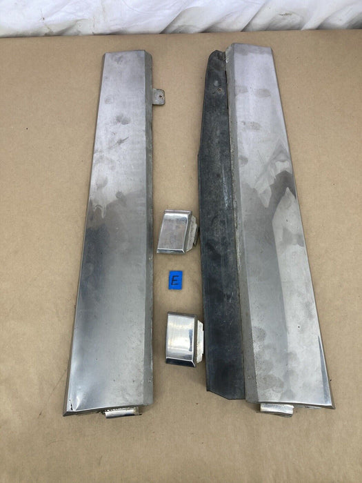 1976-1979 Cadillac Seville Rear Quarter Panel Chrome Trim Pair OEM #1896M