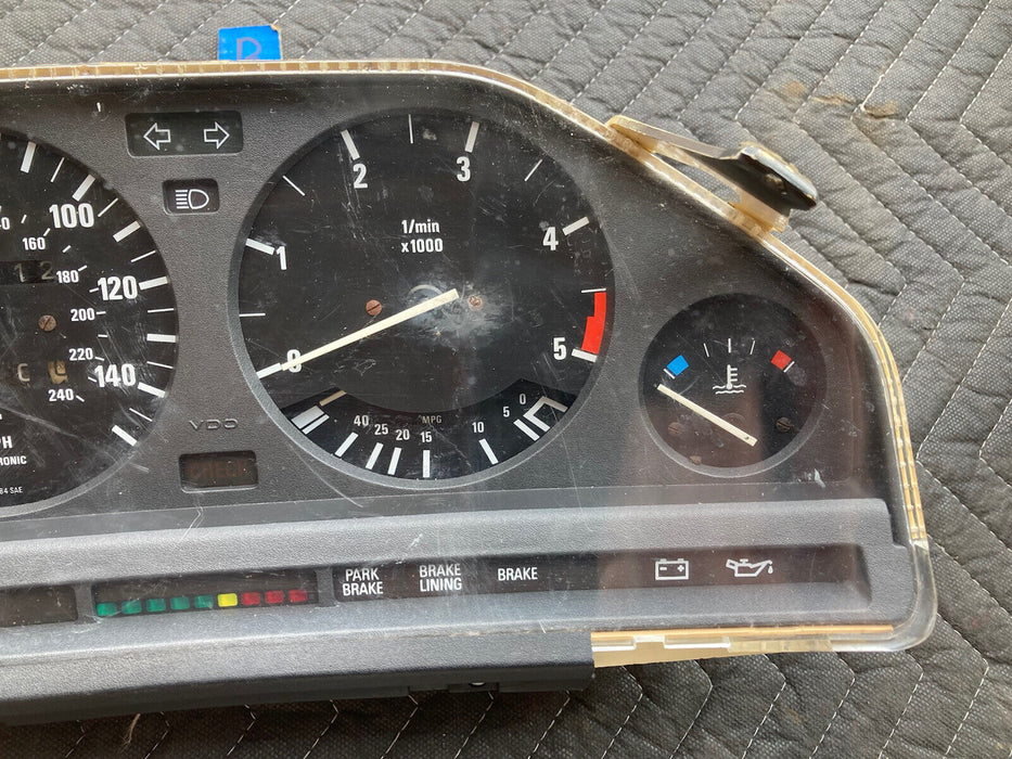 1984-1991 BMW E30 318i 325i 1377313 Manual Gauge Cluster Speedometer OEM #2085M