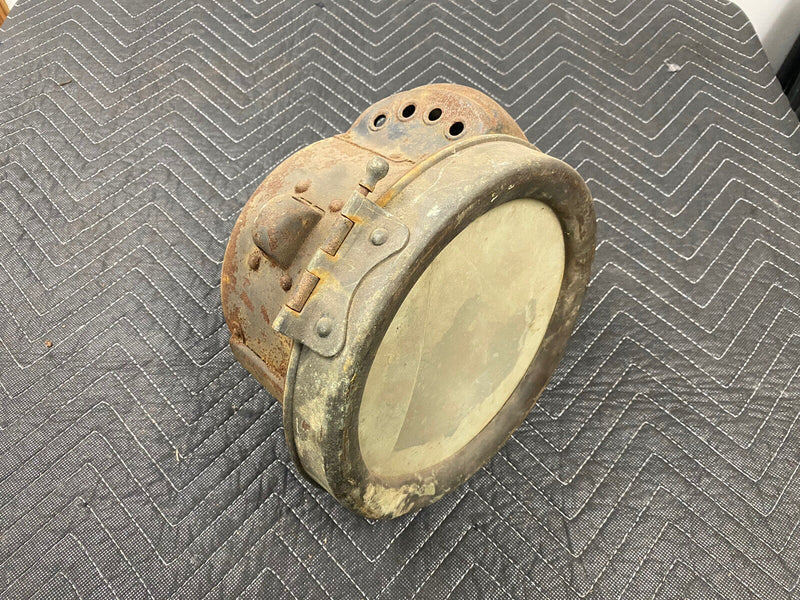 Antique Vintage Car Gas Carbide Headlight Brass & Steel Model T 1910s #2998E