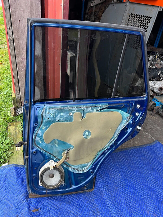 2004-2005 Toyota RAV4 Blue Passenger Side Right Rear Door Assembly OEM #845EM