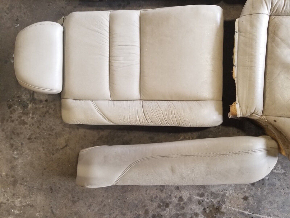 1992-1997 Volvo 850 850R *Sedan Only* Rear Seat Set Tan Leather OEM #2888E