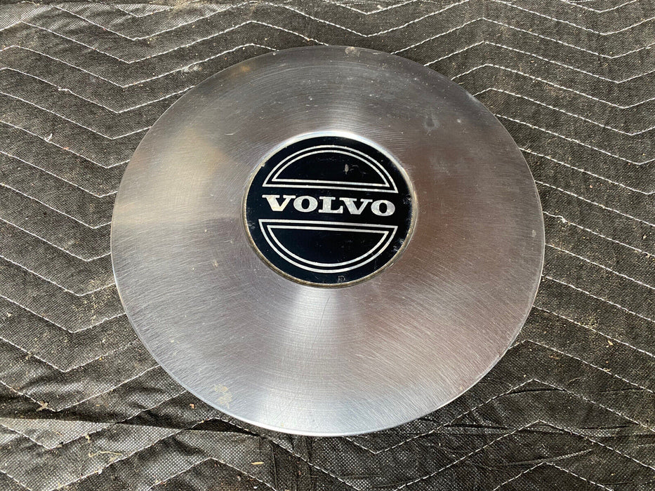 1985-1990 Volvo 740 760 Wheel Rim Cover Center Chrome Hub Cap 9 5/8” OEM #1743E